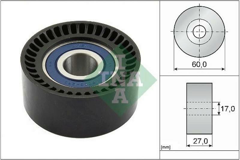 INA Deflection/Guide Pulley, timing belt