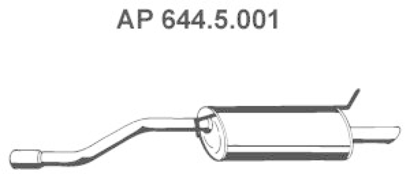 EBERSPÄCHER Rear Muffler