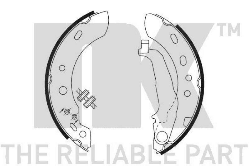 NK Brake Shoe Set