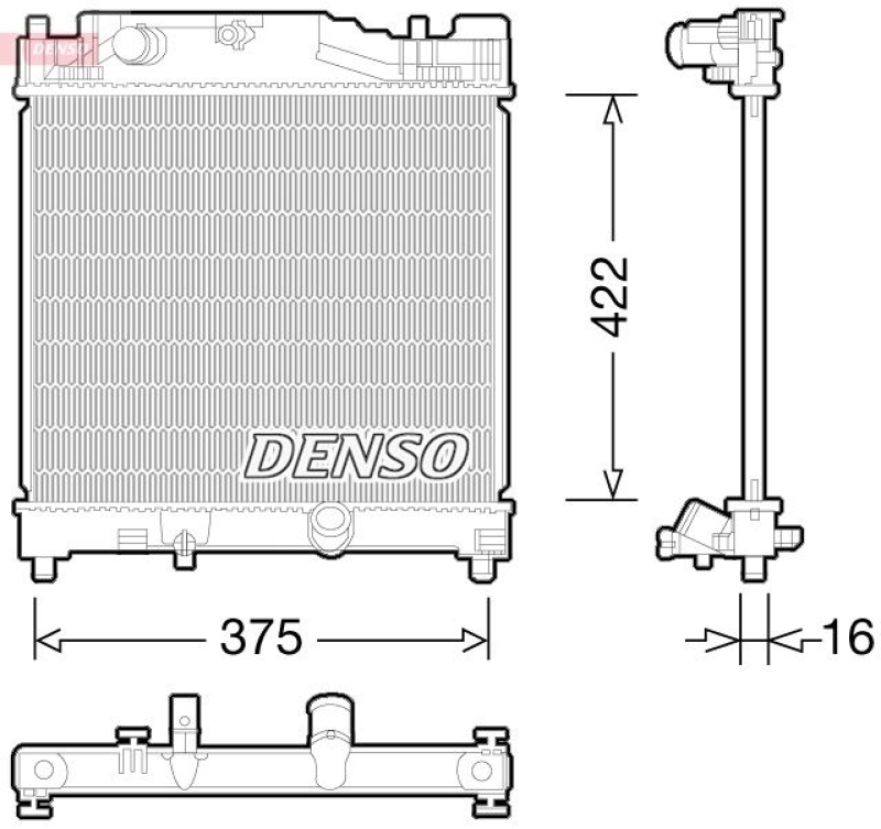 DENSO Radiator, engine cooling