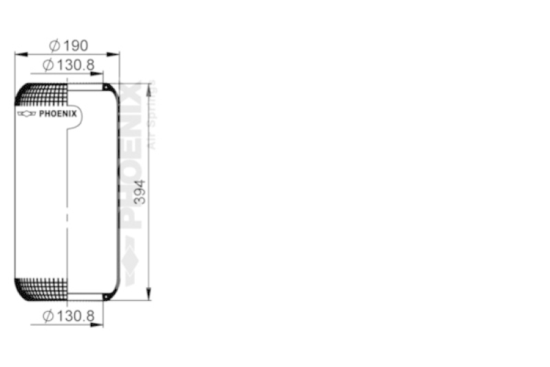 PHOENIX Federbalg, Luftfederung