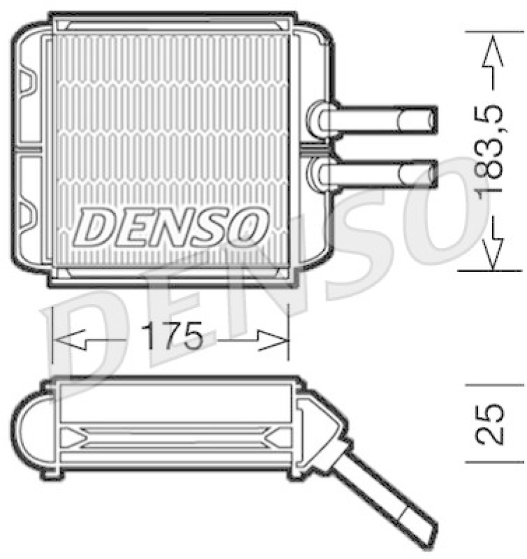 DENSO Wärmetauscher, Innenraumheizung