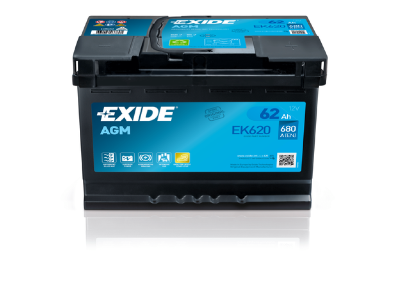 EXIDE Starterbatterie AGM