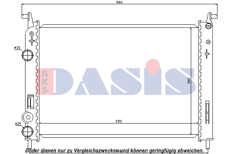 AKS DASIS Evaporator, air conditioning