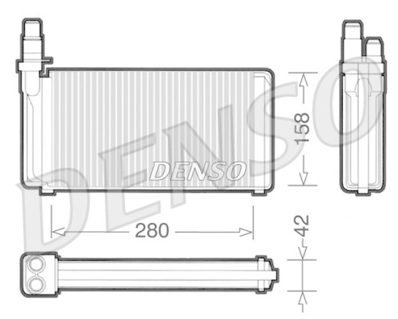 DENSO Wärmetauscher, Innenraumheizung