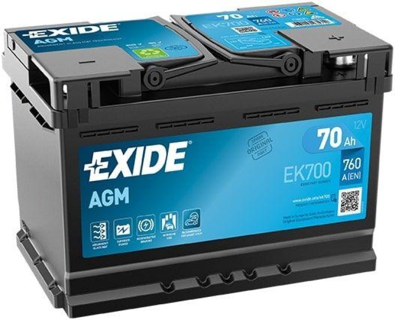 EXIDE Starterbatterie AGM