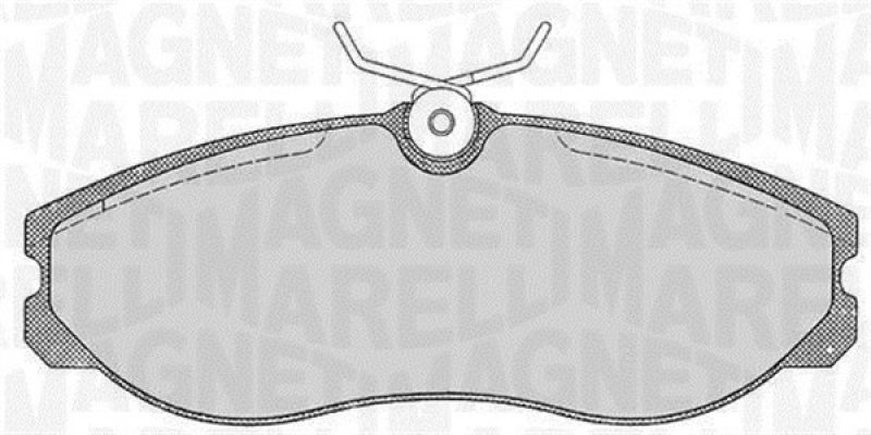 MAGNETI MARELLI Brake Pad Set, disc brake