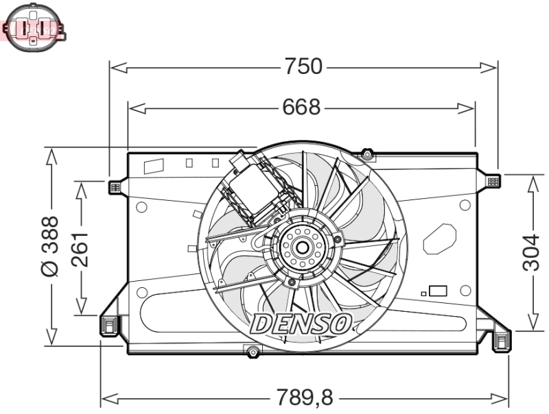 DENSO Lüfter, Motorkühlung