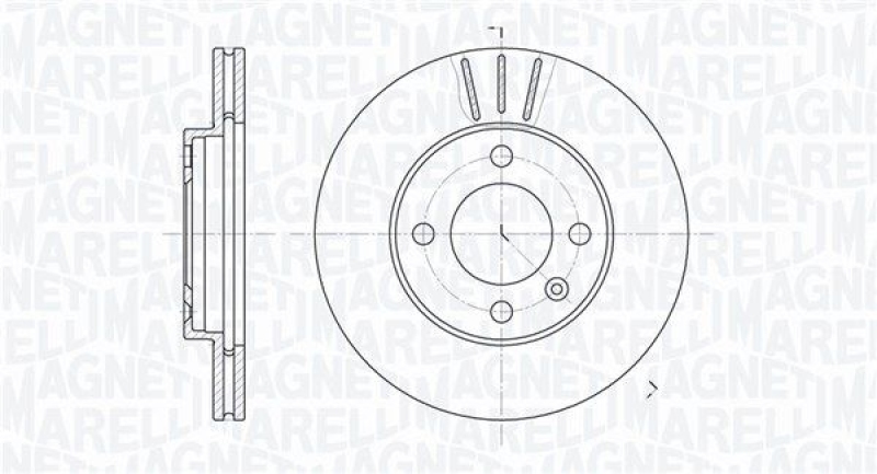 MAGNETI MARELLI Bremsscheibe