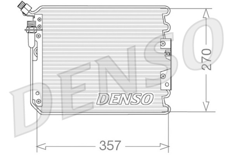 DENSO Kondensator, Klimaanlage