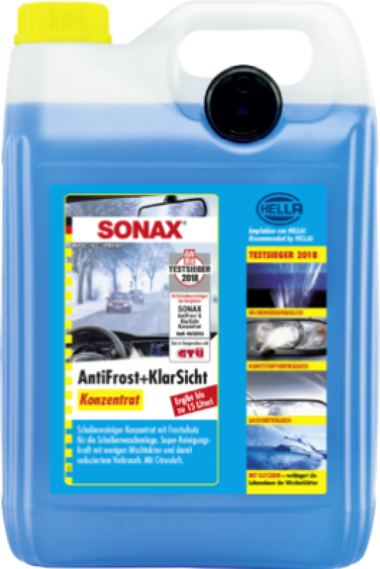 2x 5L SONAX AntiFrost & KlarSicht Frostschutz Scheibenfrostschutz Konzentrat