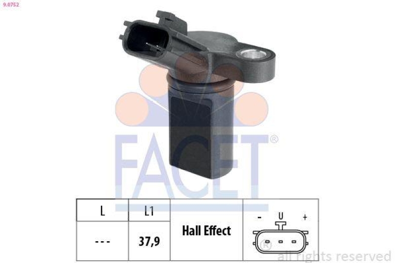 FACET Sensor, crankshaft pulse Made in Italy - OE Equivalent