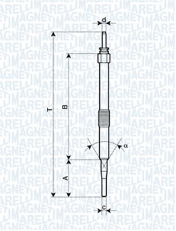 MAGNETI MARELLI Glow Plug