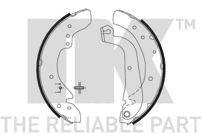 NK Brake Shoe Set