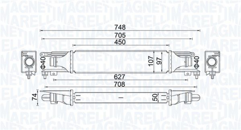 MAGNETI MARELLI Charge Air Cooler