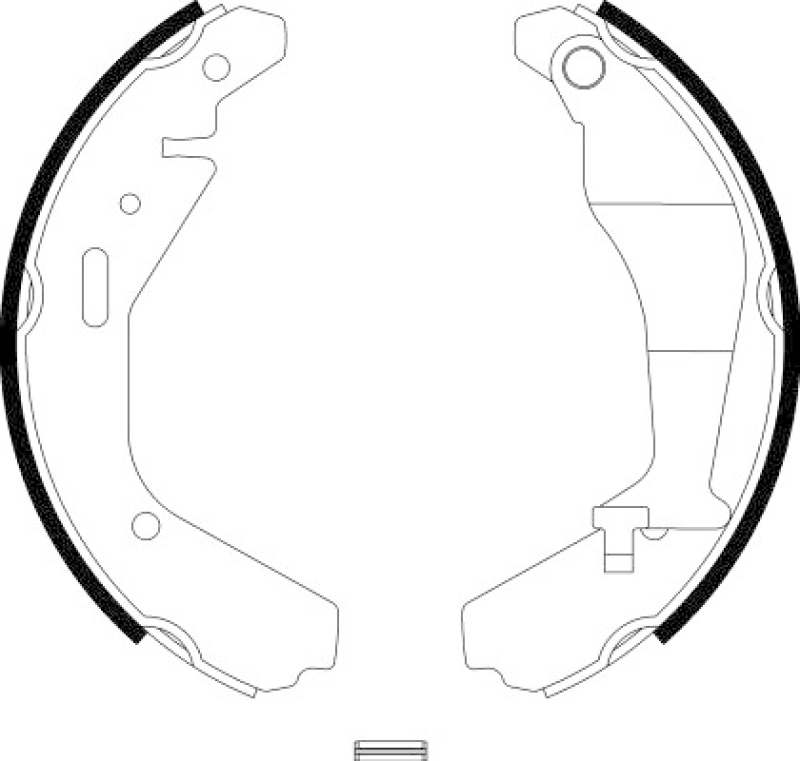 HELLA Brake Shoe Set