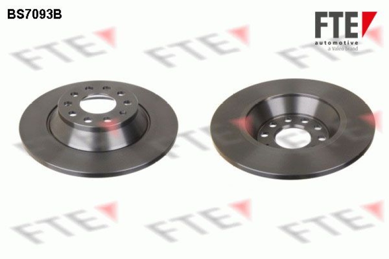 2x FTE Bremsscheibe COATED RANGE