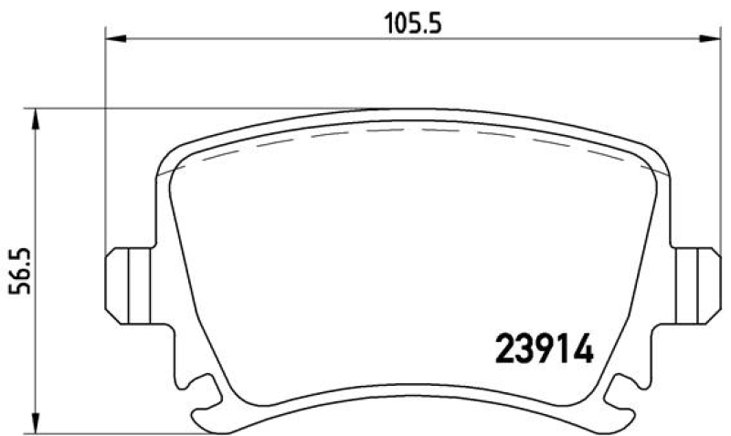 BREMBO Bremsbelagsatz, Scheibenbremse PRIME LINE