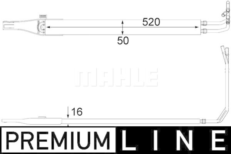 MAHLE Ölkühler, Lenkung BEHR *** PREMIUM LINE ***