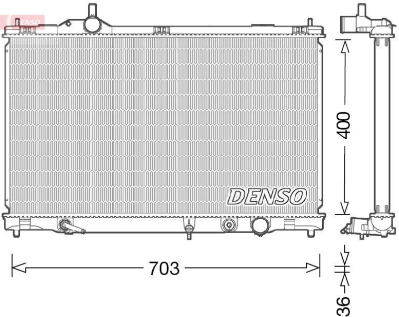 DENSO Radiator, engine cooling