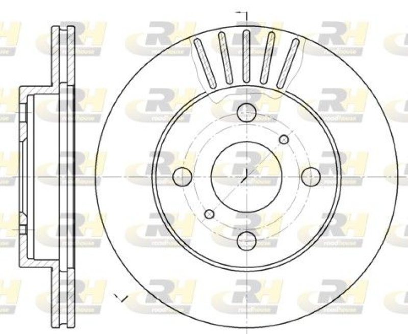 2x ROADHOUSE Bremsscheibe