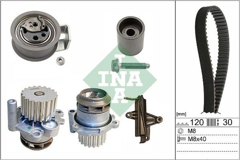 Schaeffler INA Wasserpumpe + Zahnriemensatz