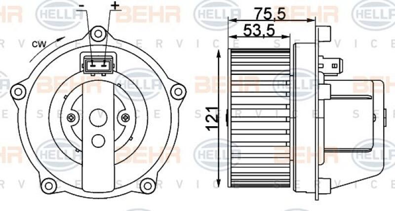 HELLA Interior Blower