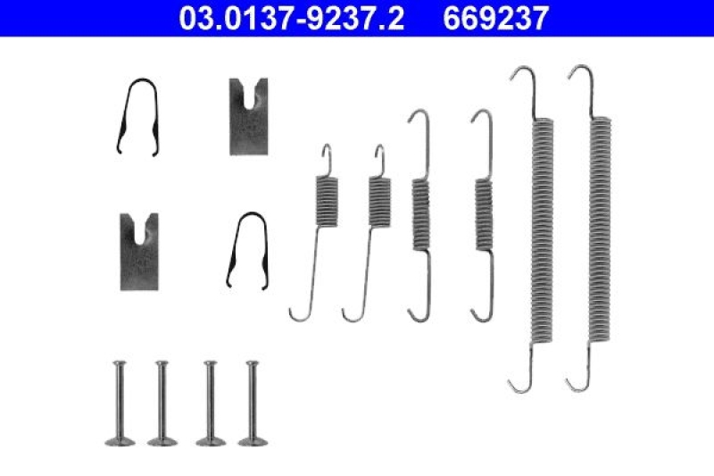 ATE Accessory Kit, brake shoes