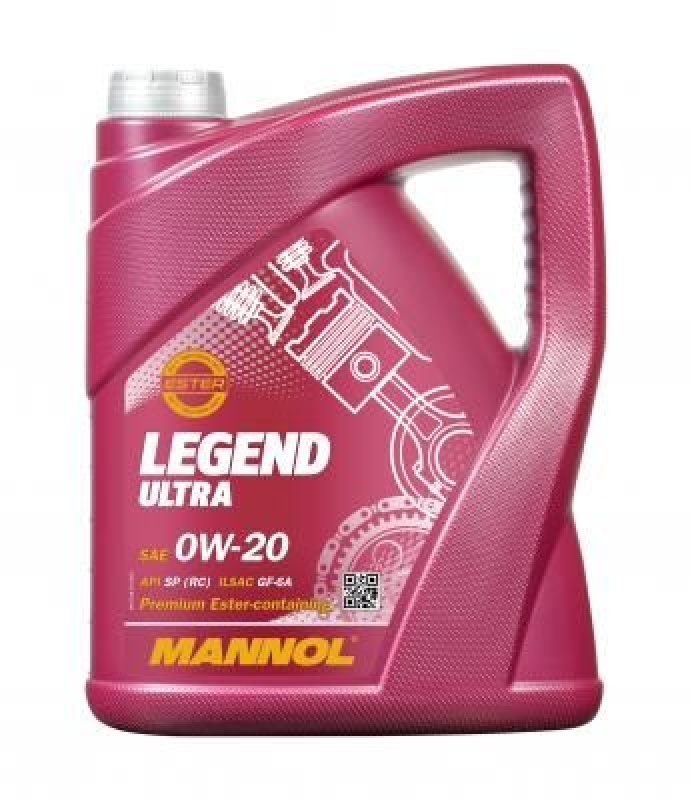 5L Mannol Legend Ultra 0W-20 Motoröl