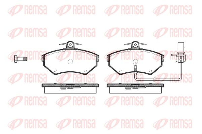 KAWE Brake Pad Set, disc brake