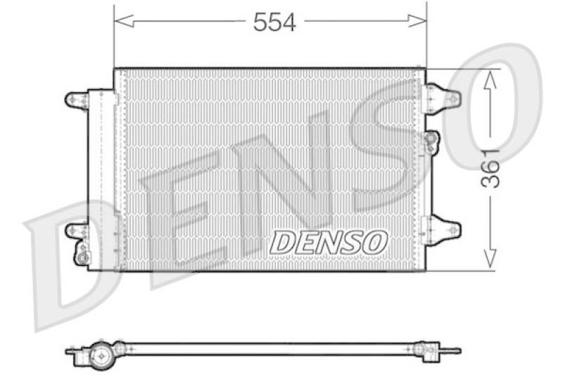 DENSO Kondensator, Klimaanlage