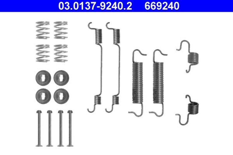 ATE Accessory Kit, brake shoes