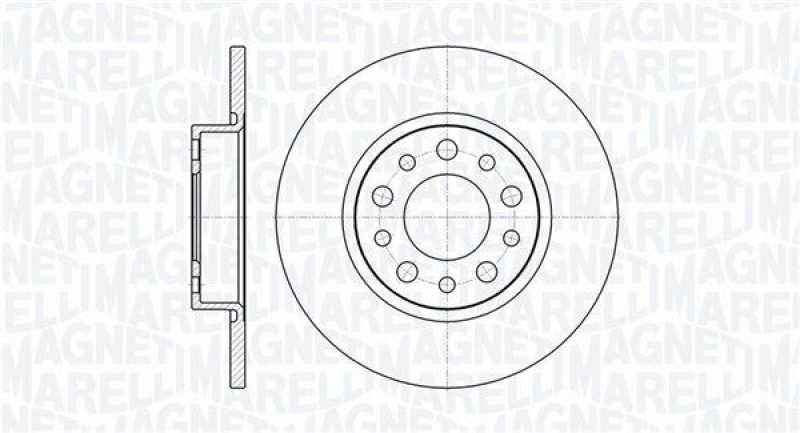 MAGNETI MARELLI Bremsscheibe