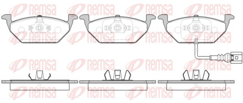 KAWE Brake Pad Set, disc brake