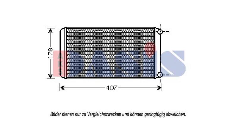 AKS DASIS Wärmetauscher, Innenraumheizung