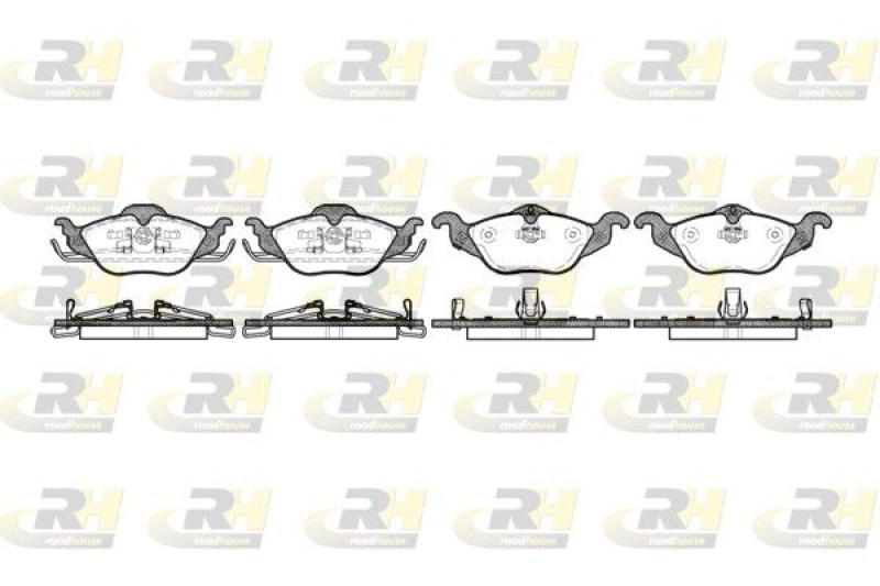 ROADHOUSE Brake Pad Set, disc brake