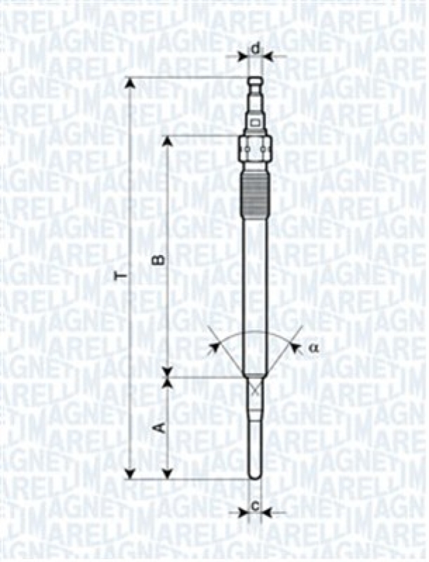 MAGNETI MARELLI Glühkerze