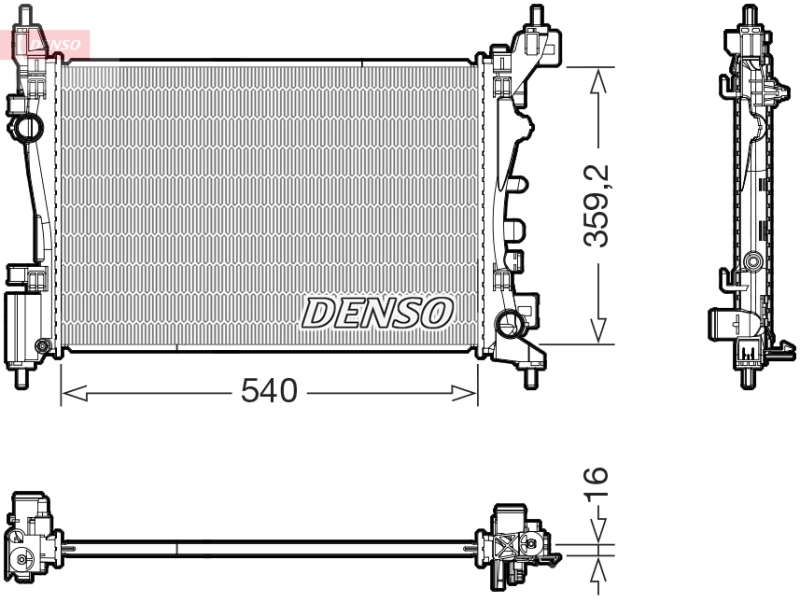 DENSO Kühler, Motorkühlung