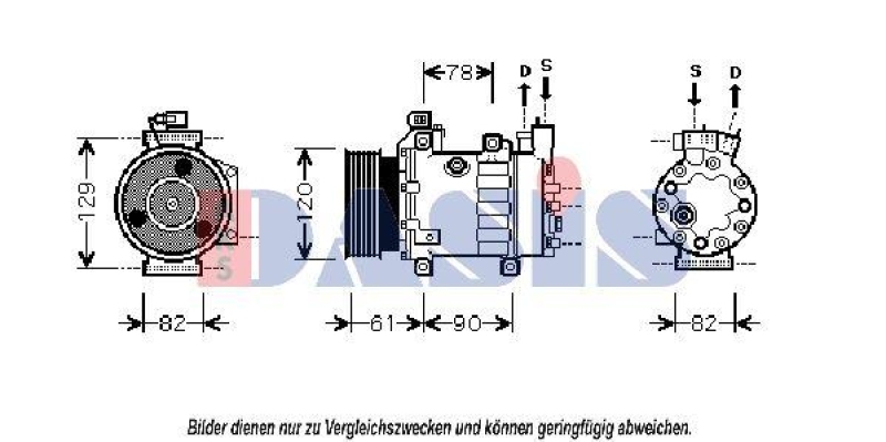 AKS DASIS Compressor, air conditioning