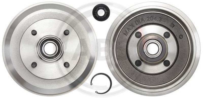 2x Brake Drum