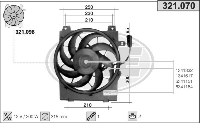 AHE Fan, engine cooling