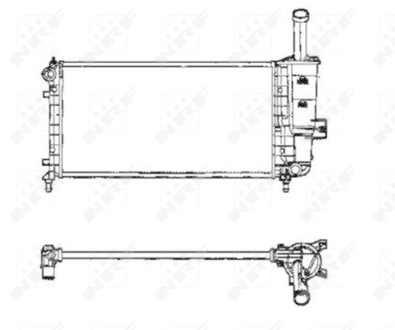 NRF Radiator, engine cooling