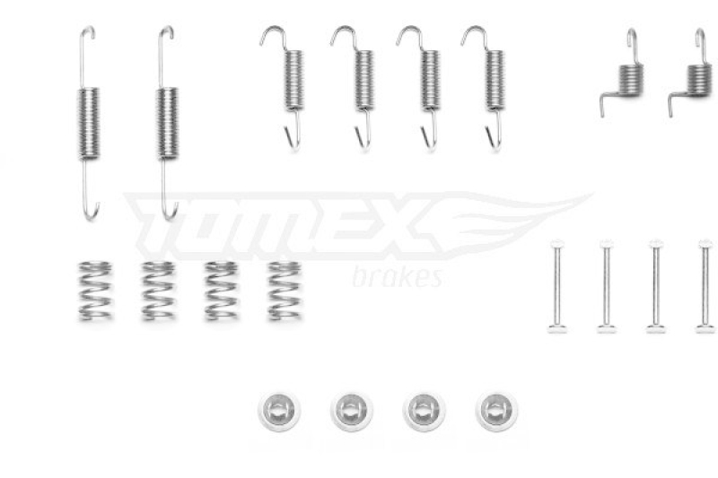 TOMEX Brakes Zubehörsatz Bremsbacken Trommelbremse Montagesatz