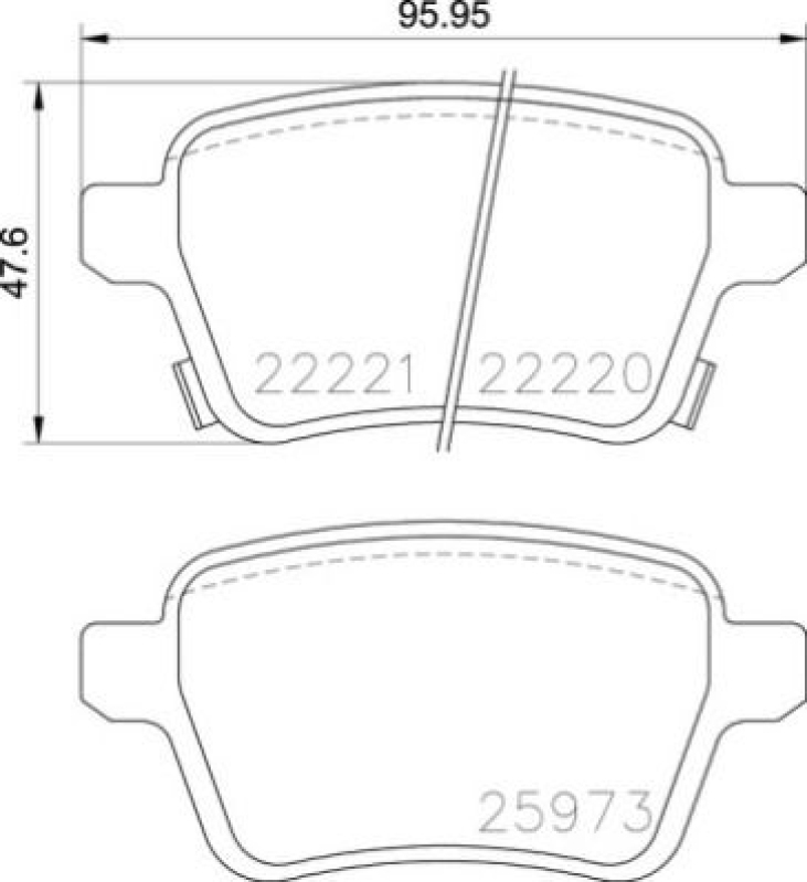 BREMBO Bremsbelagsatz, Scheibenbremse PRIME LINE