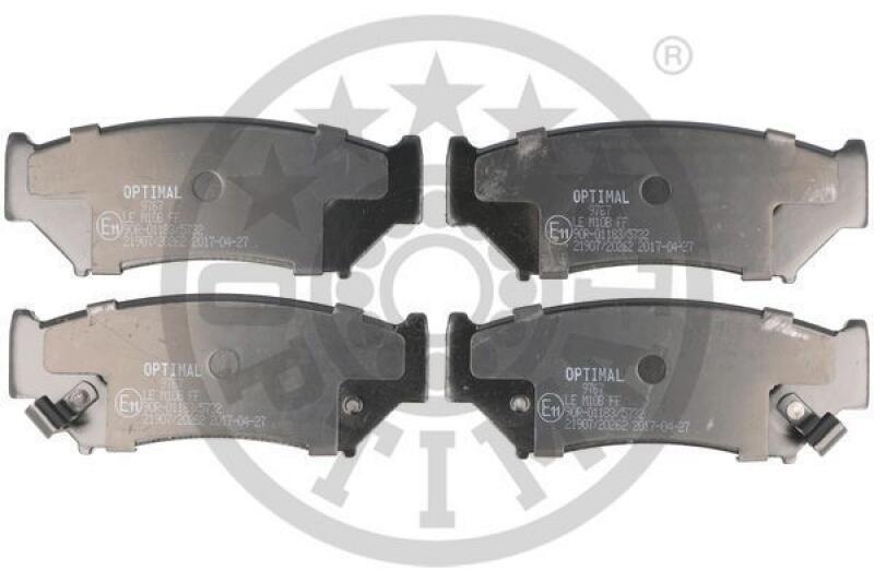 OPTIMAL Brake Pad Set, disc brake