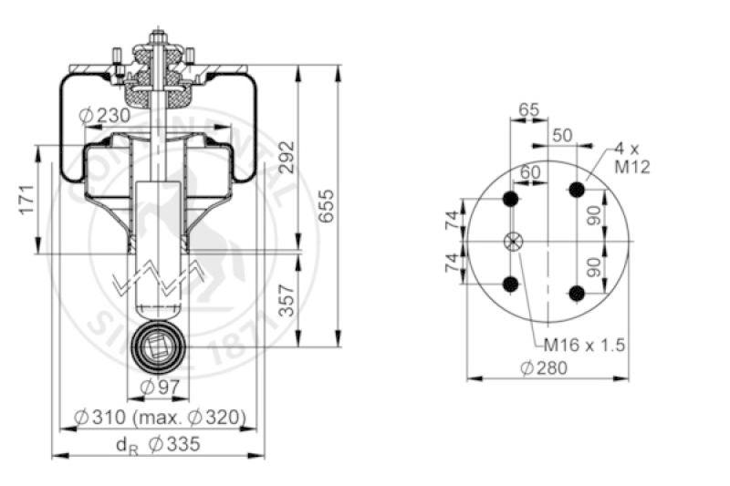 CONTITECH AIR SPRING Federbalg, Luftfederung Premium Range