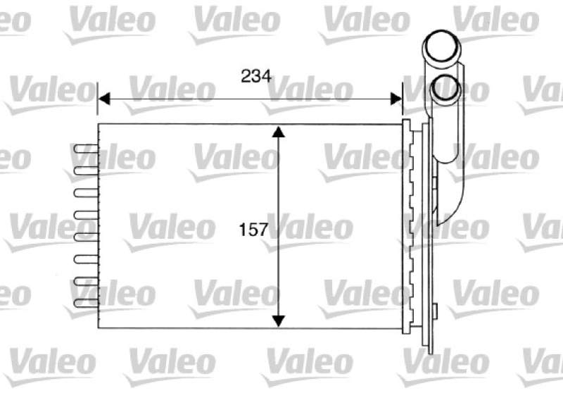 VALEO MX Radiator, engine cooling