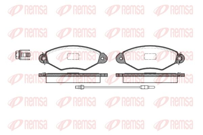 KAWE Brake Pad Set, disc brake