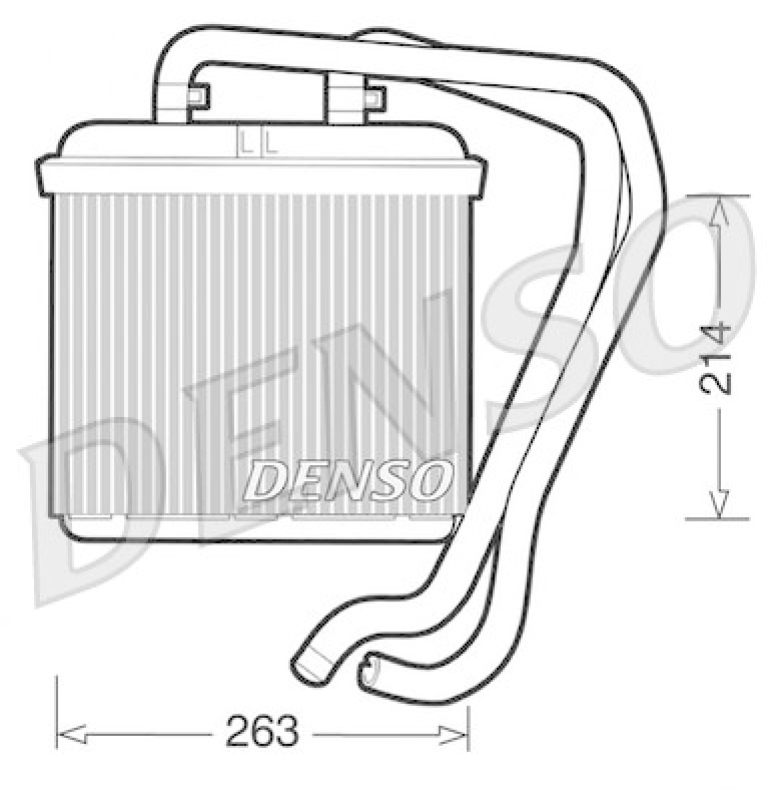 DENSO Heat Exchanger, interior heating