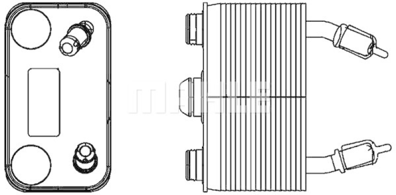 MAHLE Oil Cooler, automatic transmission BEHR *** PREMIUM LINE ***